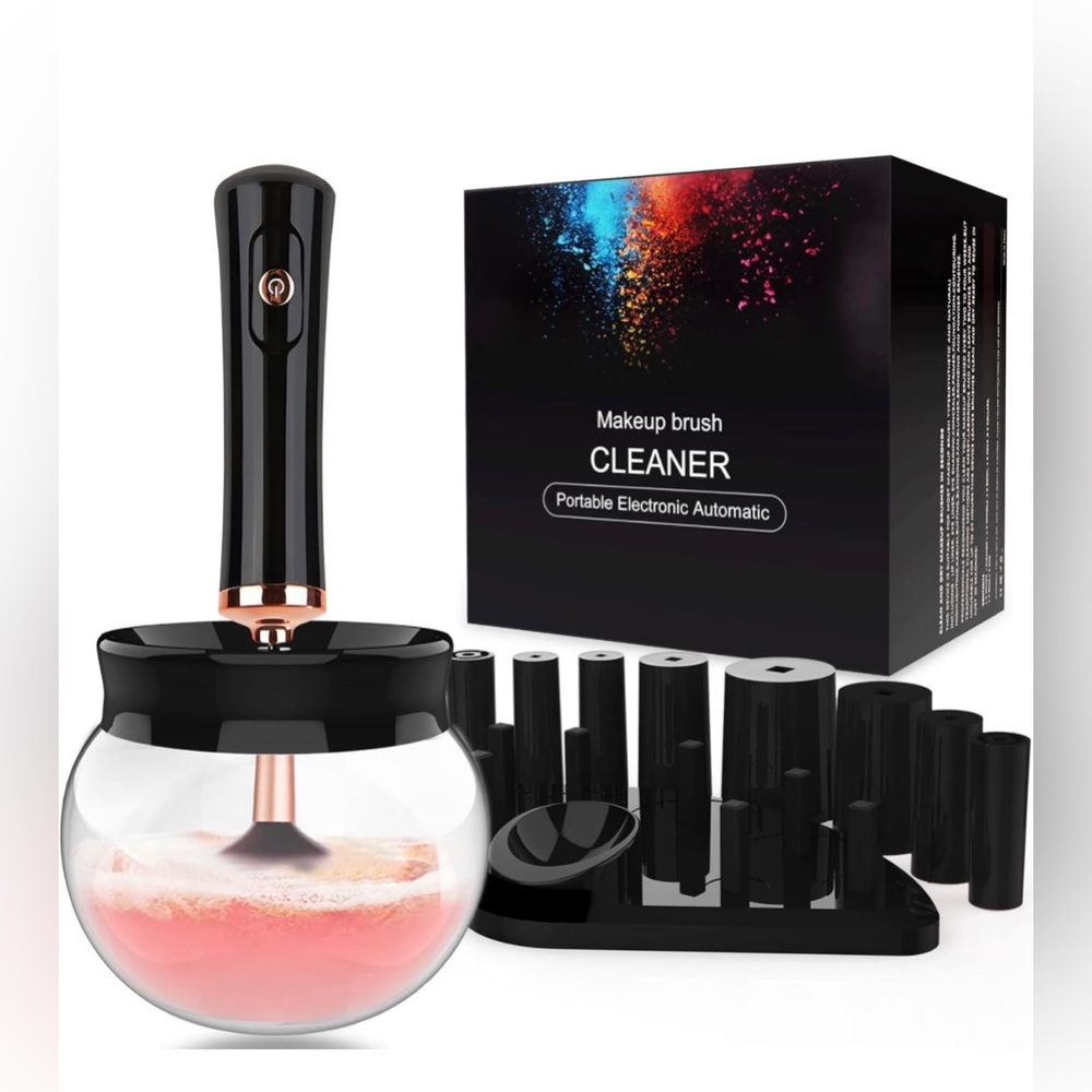 Makeup Brush Cleaner (Portable, Electronic, Automatic)